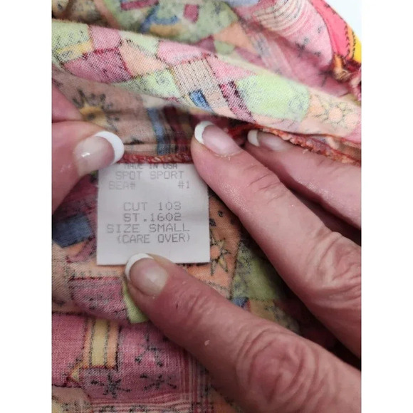 Vintage Spot Sport European Beach 80s Shirt Surf Skate USA 90s Men's Size Small - Picture 9 of 10